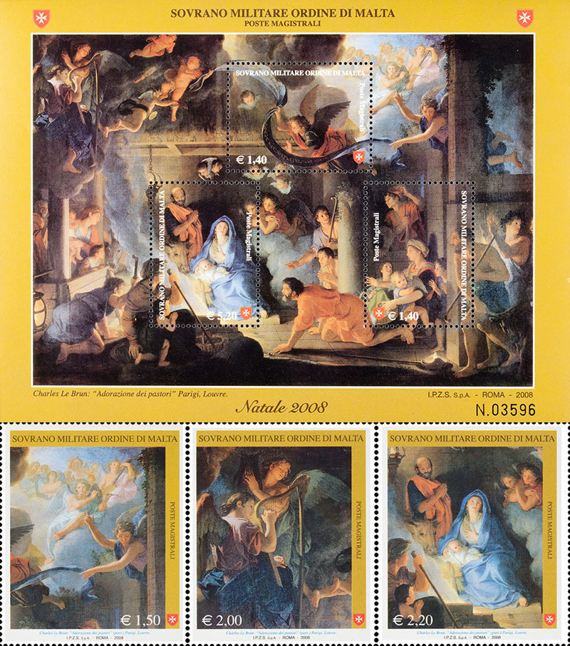 Natale 2008.Emissione 387 Santo Natale 2008 Order Of Malta