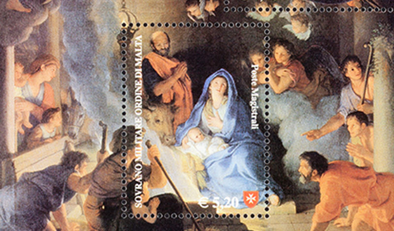 Santo Natale.Emissione 387 Santo Natale 2008 Order Of Malta