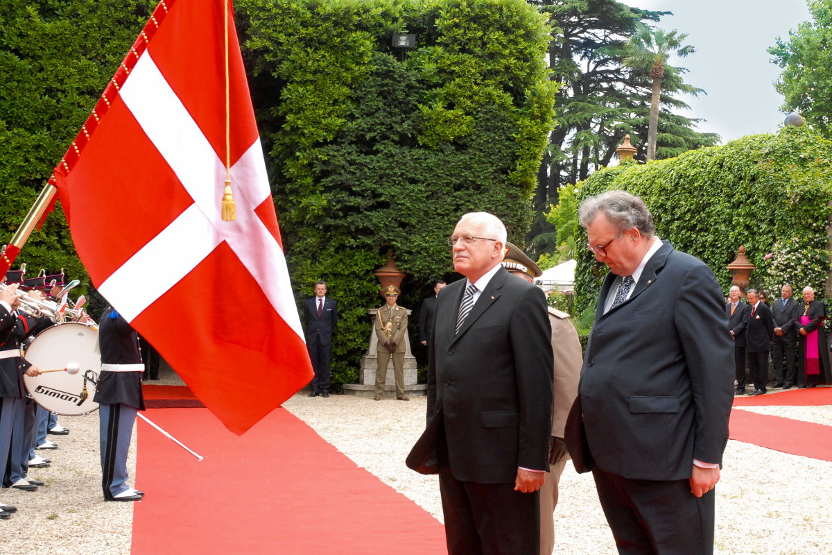 State Visit Of The Czech President Vaclav Klaus Order Of Malta