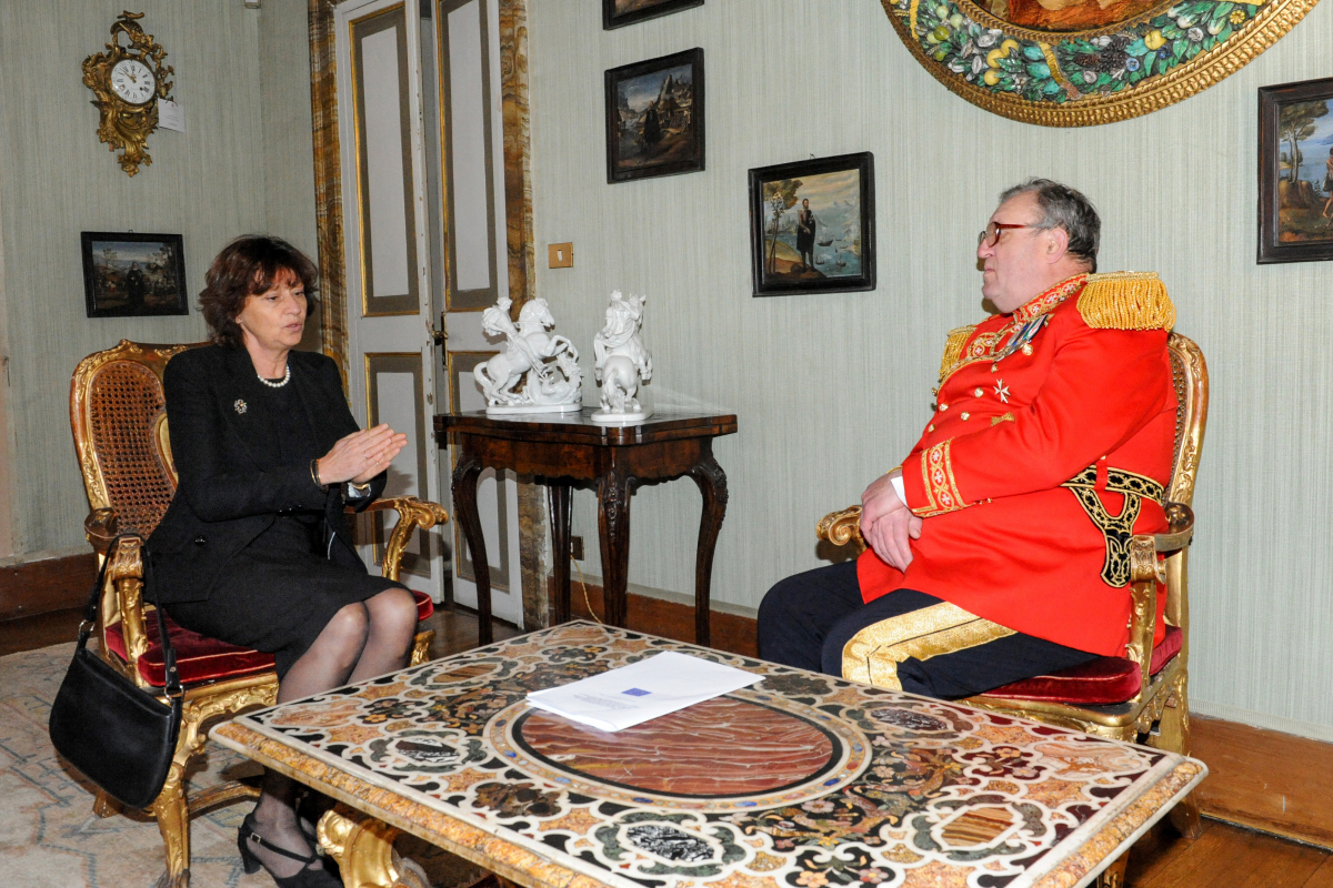 Letters Of Credence Of The European Union Order Of Malta