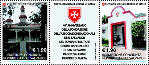 Emissione 465 – 40° anniversario della fondazione dell’Associazione nazionale di El Salvador del Sovrano Militare Ordine Ospedaliero di San Giovanni di Gerusalemme di Rodi e di Malta