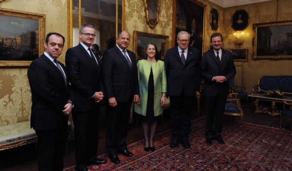 Costa Rica President visits Order of Malta Grand Master