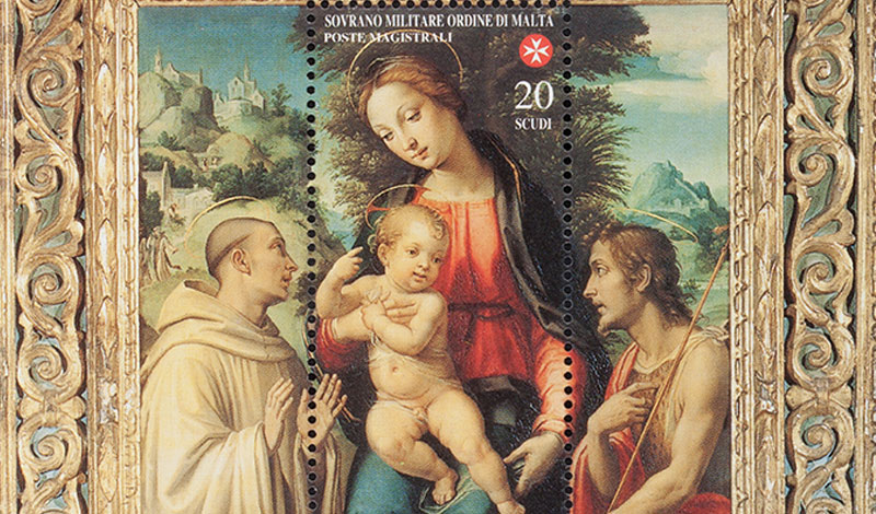 Santo Natale.Emissione 262 Santo Natale 1999 Order Of Malta