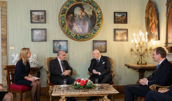 Presidente della Repubblica di Malta ricevuto dal Gran Maestro