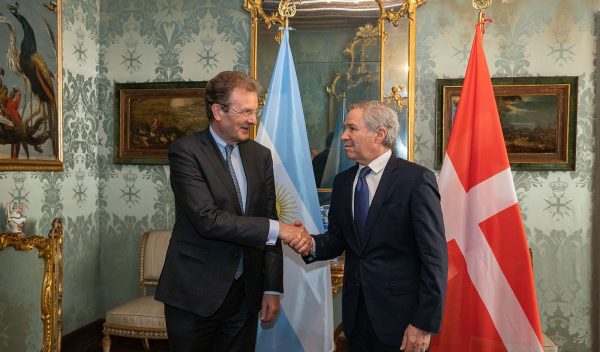 Argentine Foreign Affairs Minister Grand Chancellor Albrecht Boeselager