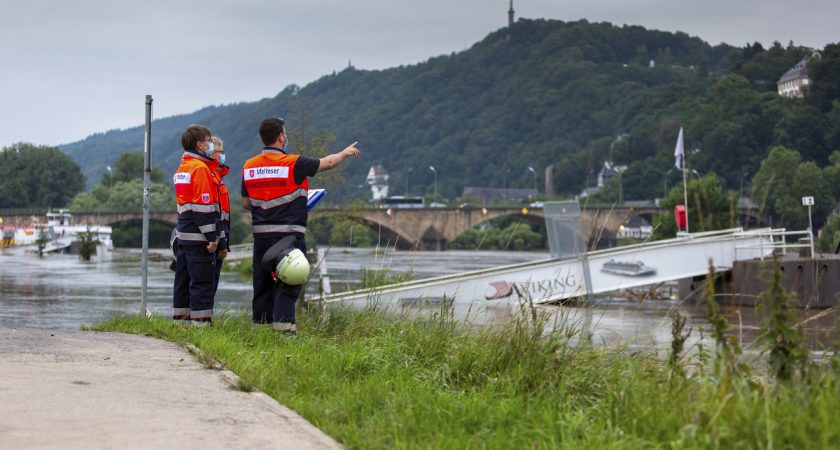 Hochwassereinsatz des Malteserordens in Deutschland: 4.000 Hilfsmaßnahmen