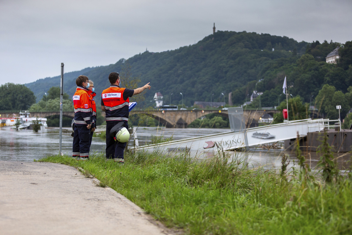 Opération inondations de l’Ordre de Malte en Allemagne : 4 000 interventions de secours