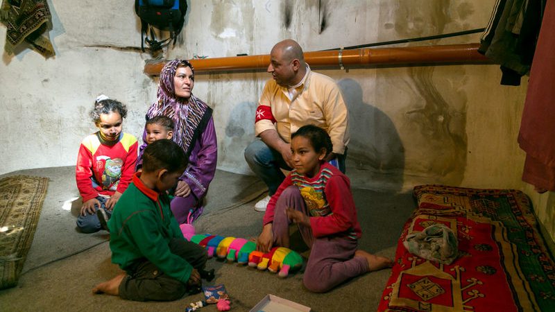 Besuch bei 400 syrischen Flüchtlings-familien im Libanon