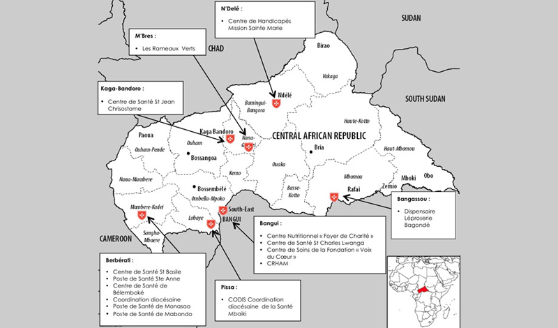 L’Ordre de Malte France intensifie son aide humanitaire en République centrafricaine