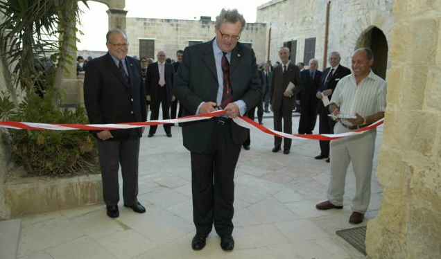 El Gran Maestre inaugura una exposición en el Fuerte San Angelo, en Malta