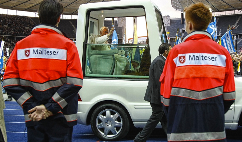 Der Papstbesuch in Deutschland: der Malteserorden bei den grossereignissen