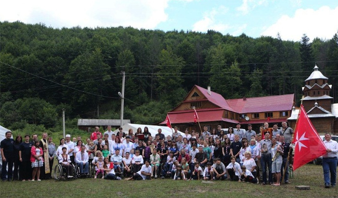 Friends forever. The youth summer camp in Ukraine