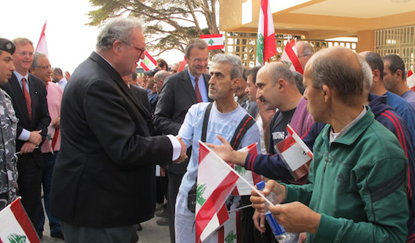 La visita a Beirut del Gran Maestre da renovadas esperanzas a la asociación libanesa