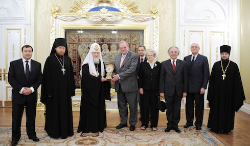 Le Patriarche de Moscou et de Toutes les Russies Cyrille reçoit en audience Fra’ Matthew Festing