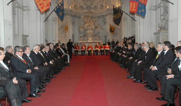 Ansprache s.H.U.E. Fra’ andrew bertie an das beim Malteserorden akkreditierte diplomatische korps