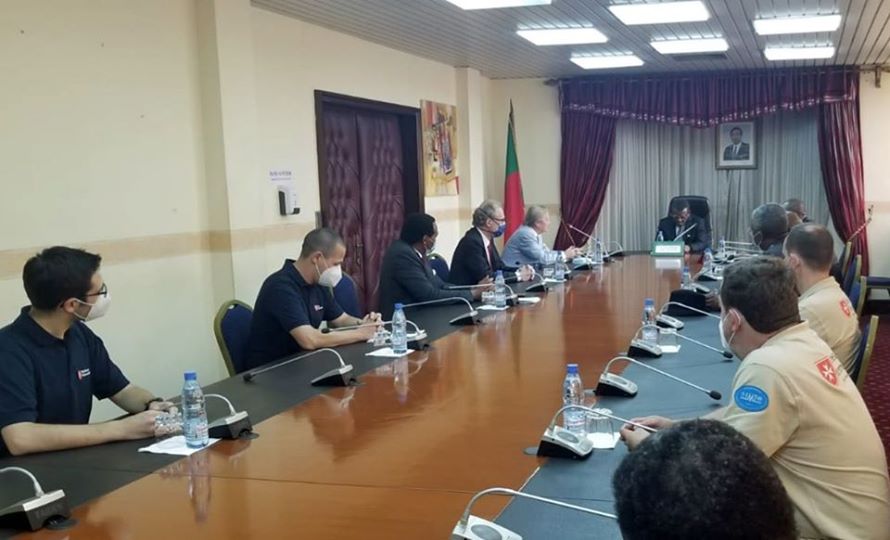 Covid 19: il Team medico di emergenza di Malteser International accolto in Camerun dal premier