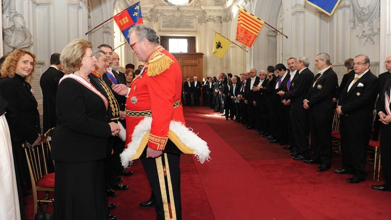 El Gran Maestre de la Orden de Malta recibe al cuerpo diplomático acreditado