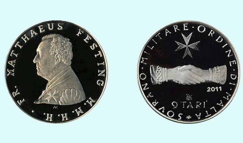 Moneta in argento 9 Tari