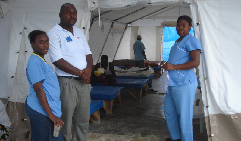 Haïti: L’unité de traitement du choléra fonctionne à pleine capacité