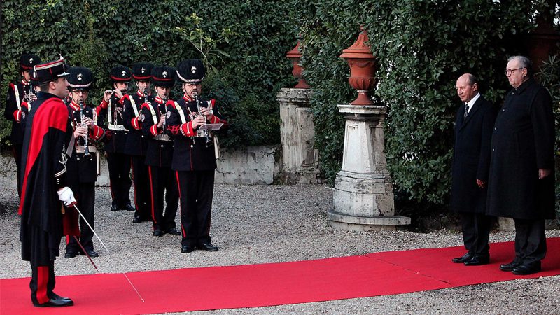 Visita di Stato del Presidente Rumeno Traian Basescu all’Ordine di Malta