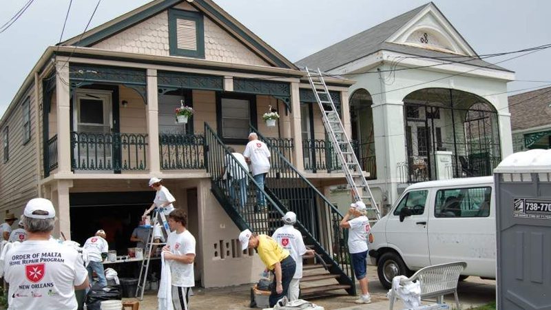 Programme de l’Ordre de Malte pour la reconstruction de maisons à la Nouvelle-Orléans