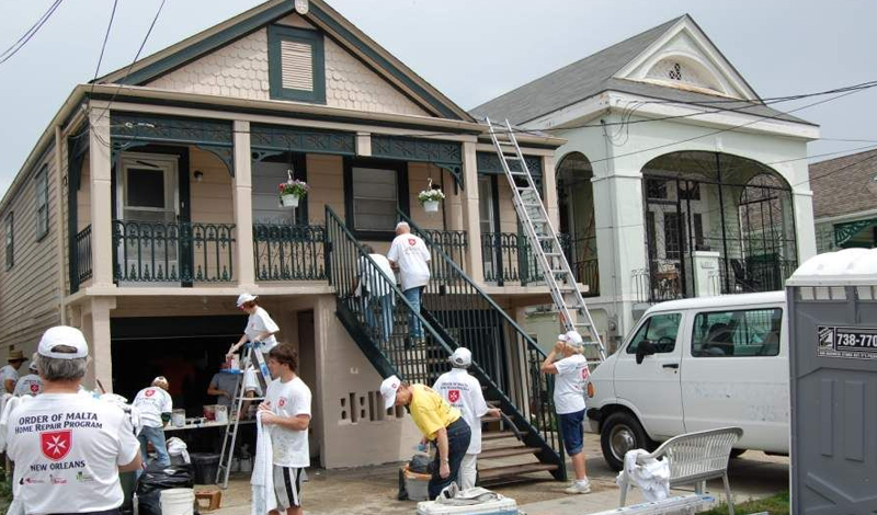 Il Programma dell’Ordine di Malta per la ricostruzione di New Orleans