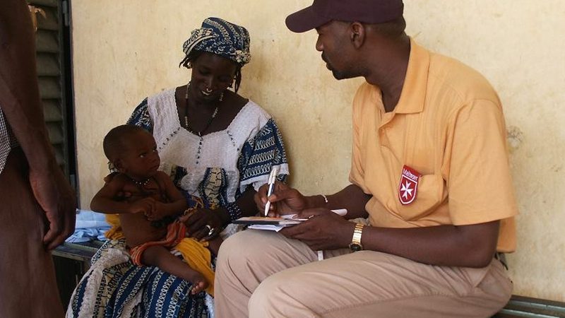 Hungerkatatstrophe in niger: Malteser International verteilt 28.500 kg mais