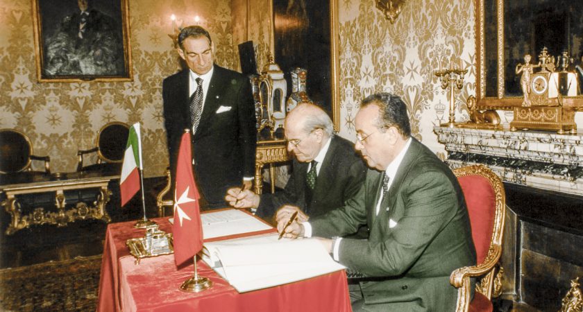 L’Ordine di Malta e l’Italia firmano l’accordo sanitario