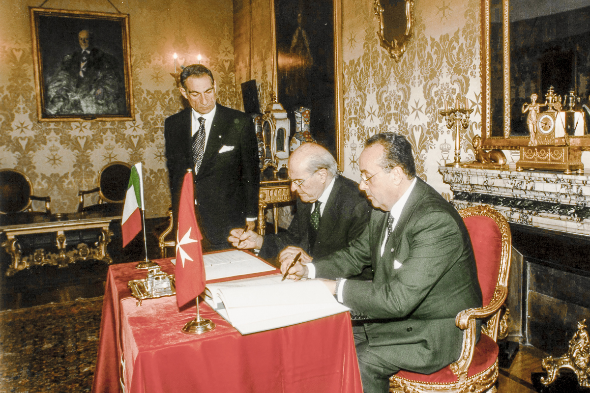 La Orden de Malta e Italia firman un convenio en materia de sanidad