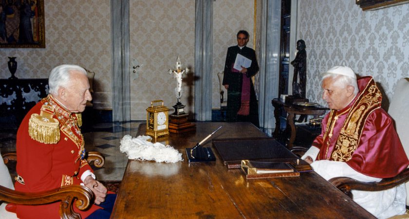 Benedetto XVI riceve in Vaticano il Gran Maestro dell’Ordine