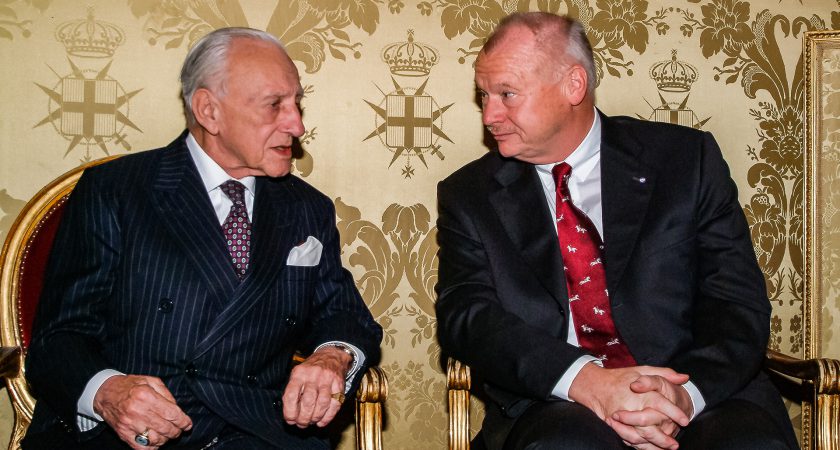 The Grand Master receives German Ambassador Westdickenberg