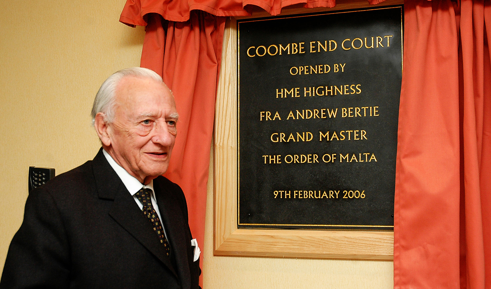 Le Grand Maître inaugure une nouvelle résidence de l’Orders of St John trust