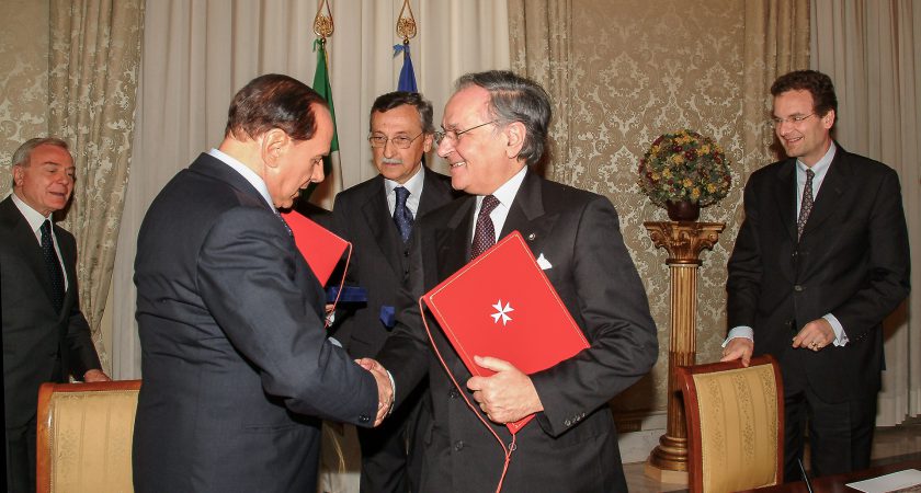 Italia y la Orden de Malta firman un acuerdo de investigación científica