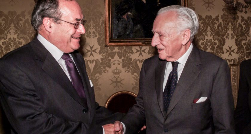 Il Gran Maestro riceve l’Ambasciatore del Belgio