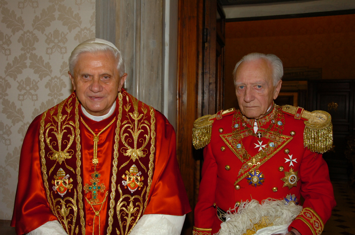 Der Grossmeister im Vatikan bei Papst Benedikt XVI