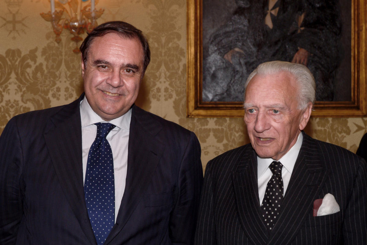 The Grand Master receives the Italian Minister of Justice