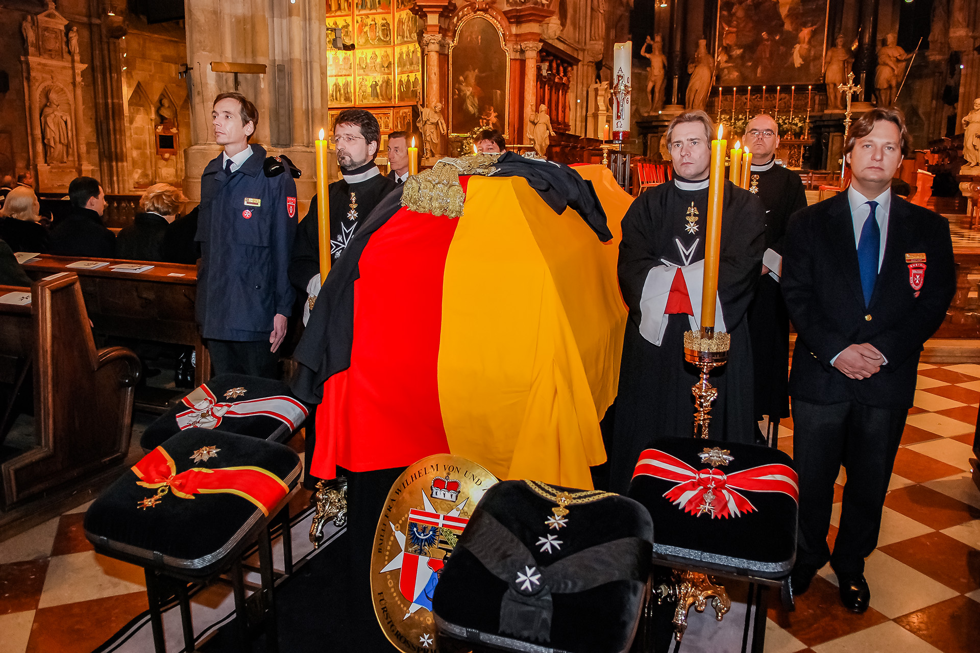 Beisetzung des Grosspriors von Österreich