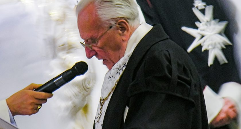 Message du grand Maitre aux participants du pelerinage de l’Ordre de Malte en Terre Sainte