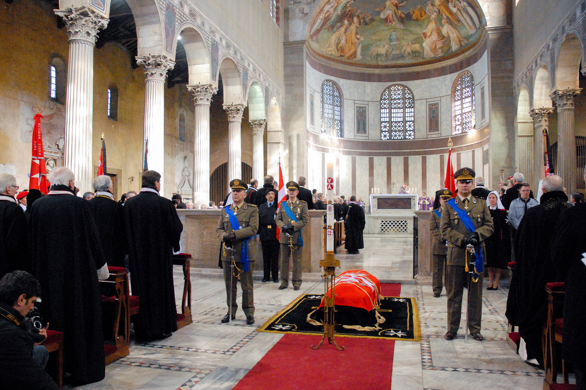 Funeral del Gran Maestre de la Orden de Malta