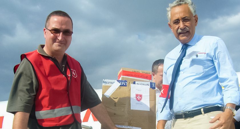 The Order’s doctors among refugees in Georgia