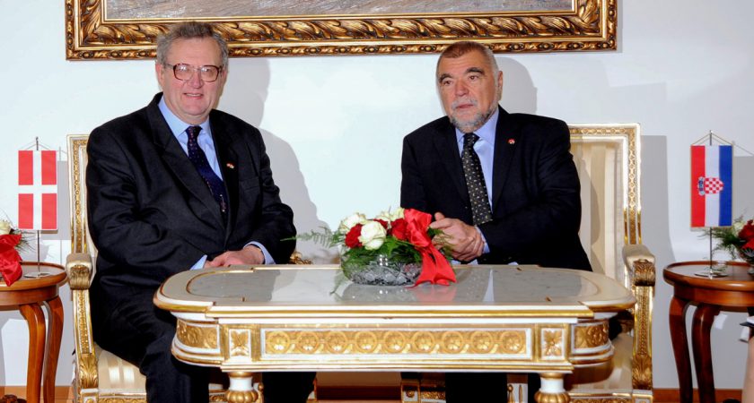 Visita oficial del Gran Maestre al Presidente Mesic, en Zagreb