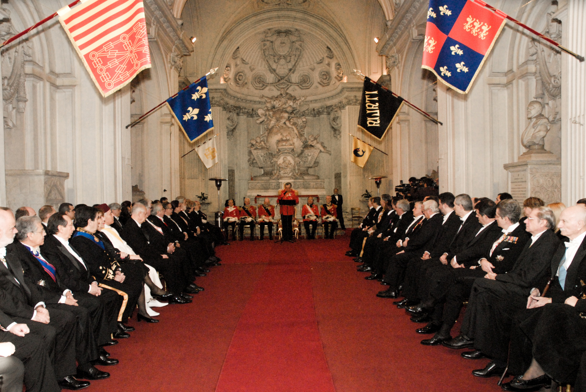 Le discours du Grand Maitre au corps diplomatique