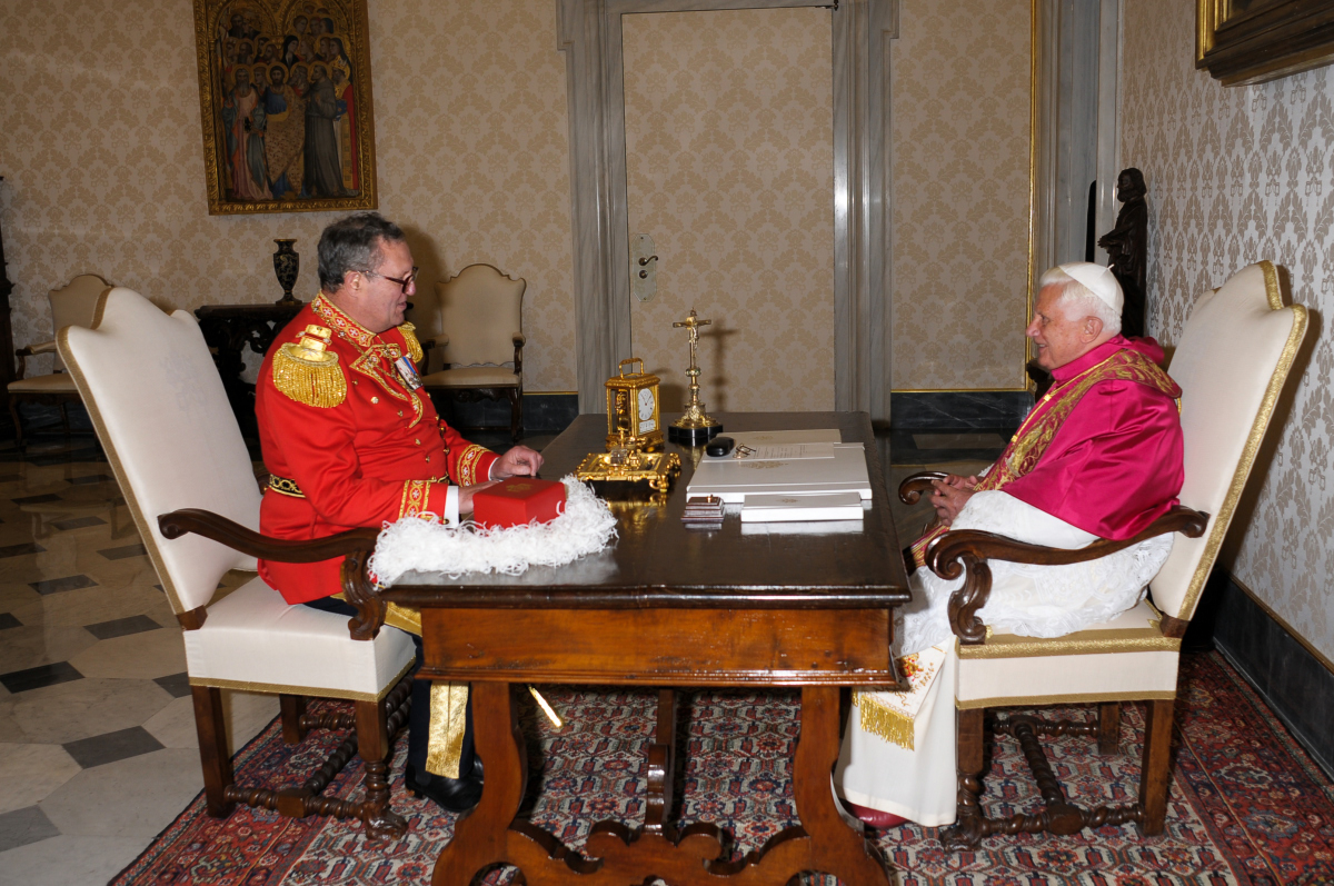 Il Gran Maestro ricevuto dal Papa in Vaticano