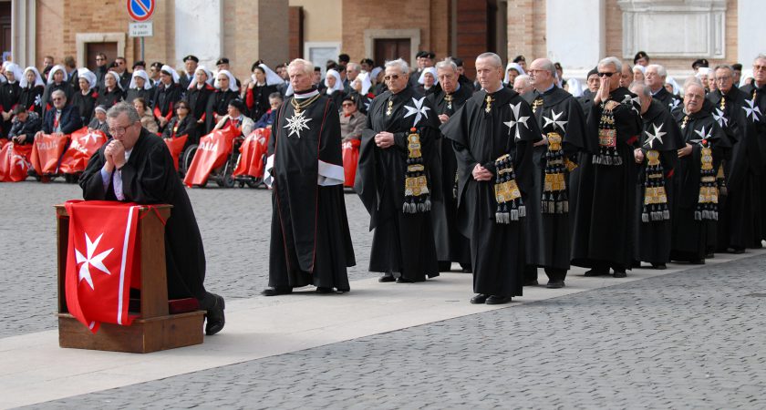 The Grand Master and the Order in pilgrimage to Loreto