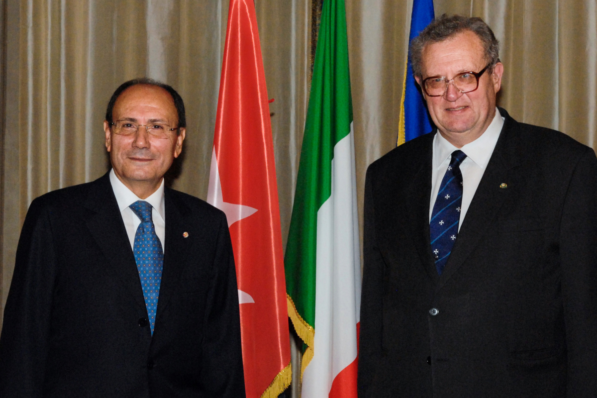 The Grand Master received by Italian Senate Speaker Schifani