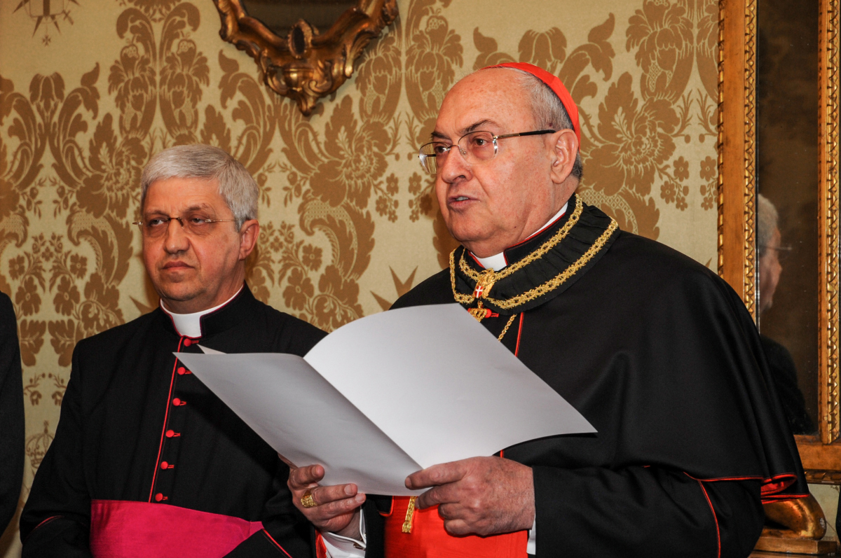 Cardinal Sandri appointed bailiff grand cross of honour and devotion