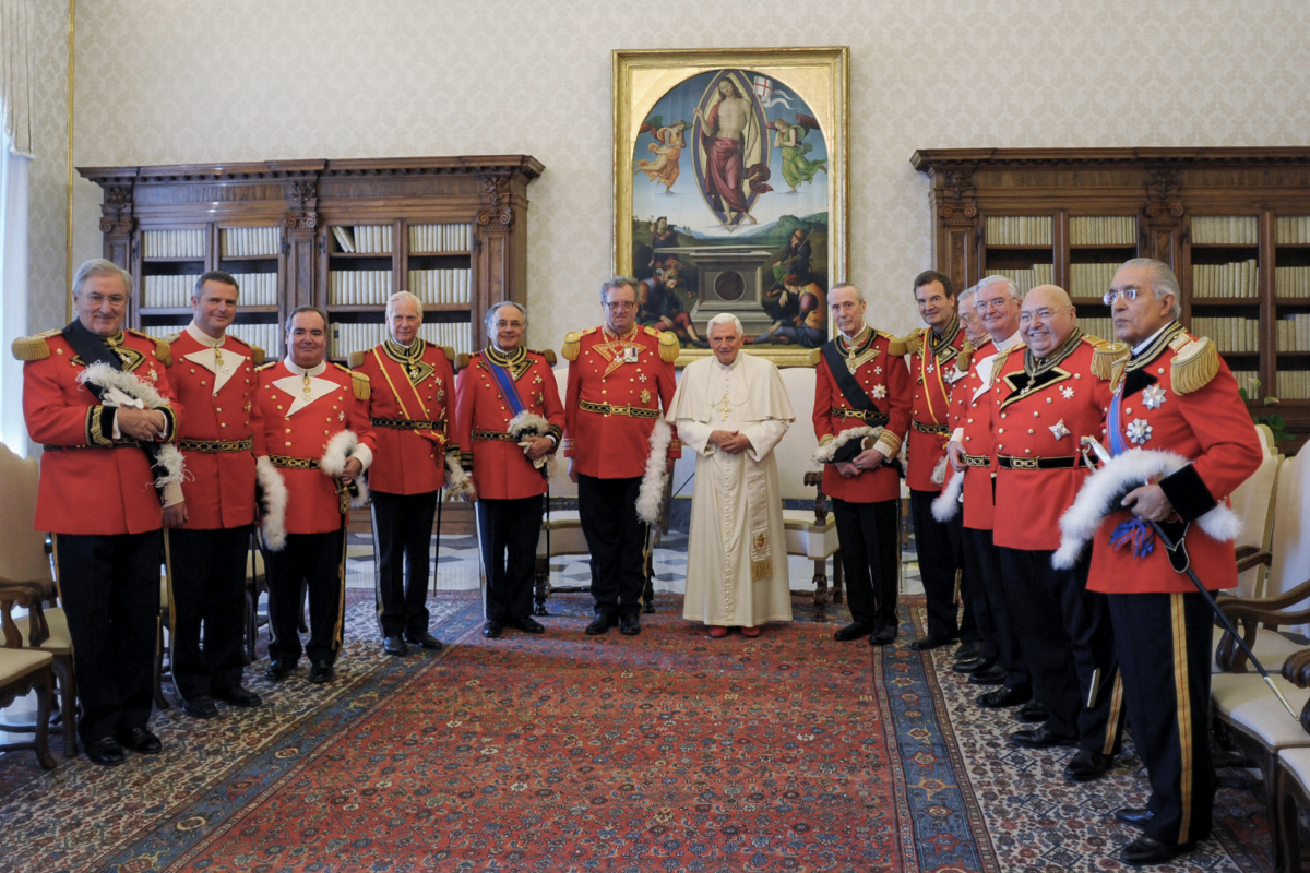 The Grand Master received by his Holiness Benedict XVI