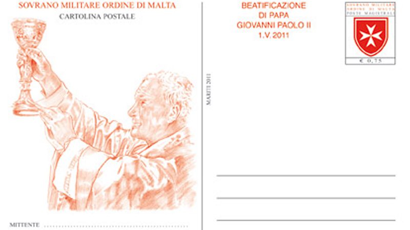 Emissione 418 – Cartolina postale – Beatificazione di Papa Giovanni Paolo II