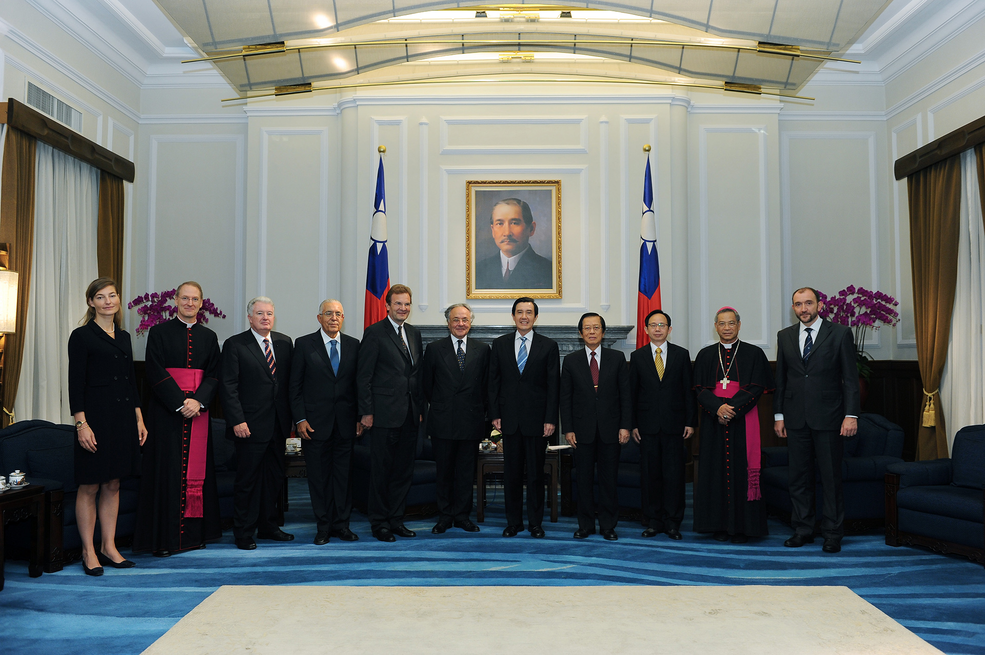 Jean-Pierre Mazery, Gran Canciller de la Soberana Orden de Malta, visita la República de China (Taiwán)