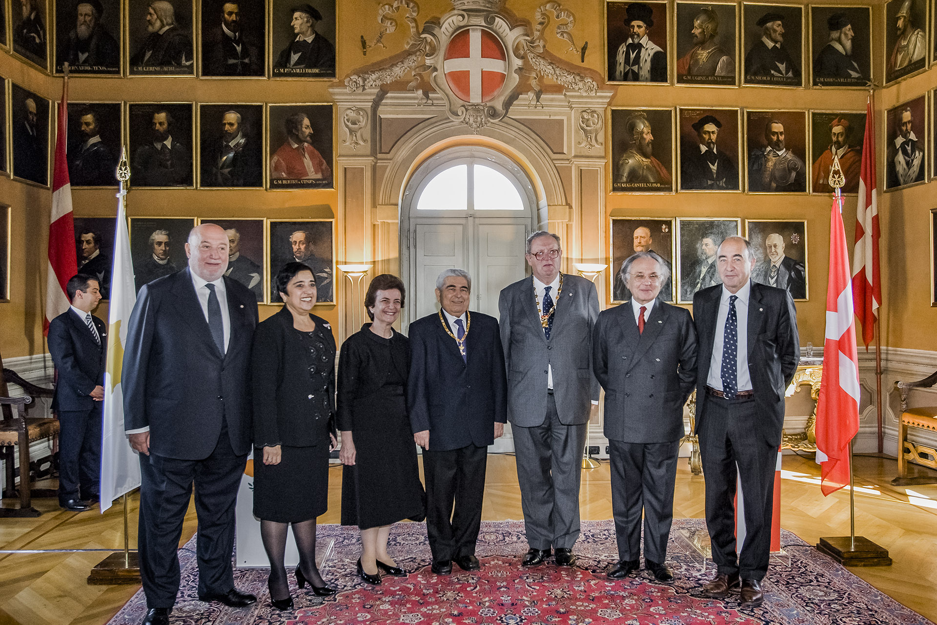 The President of Cyprus in first State visit to the Order of Malta